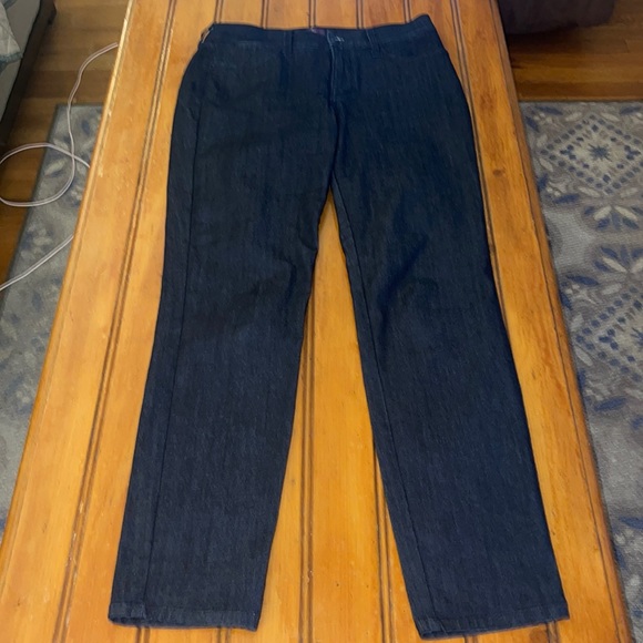 NYDJ Not Your Daughter’s Jeans. Marilyn Straight size 8. Dark blue wash. - Picture 1 of 12